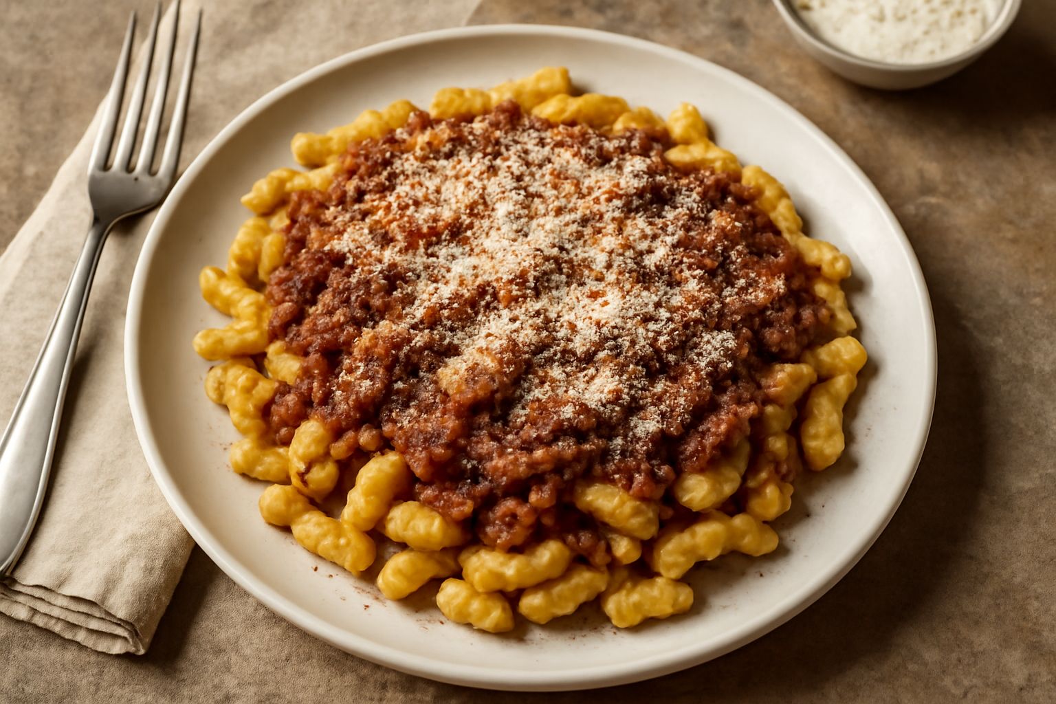 Spätzle all'emiliana