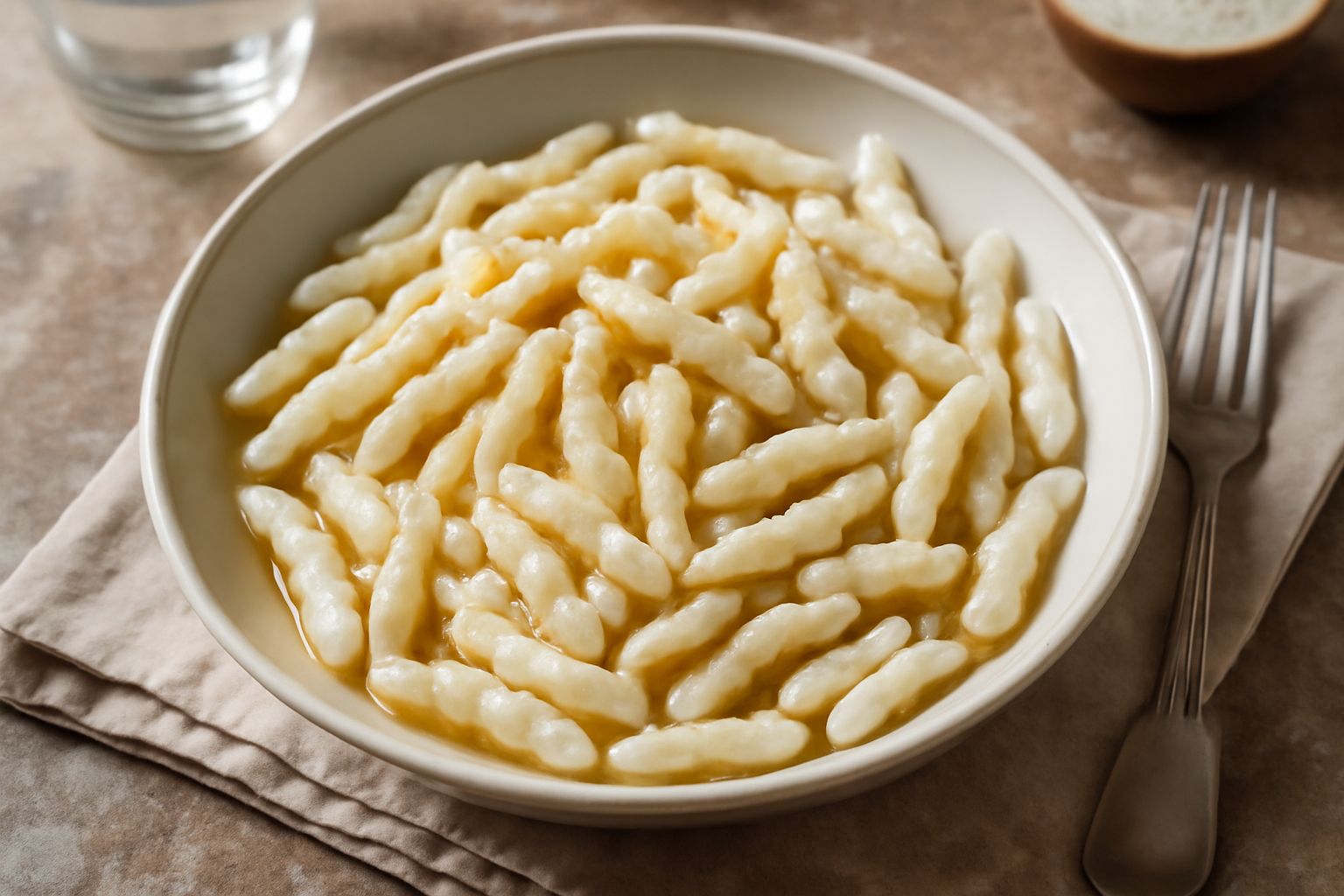 Spätzle bergamaschi