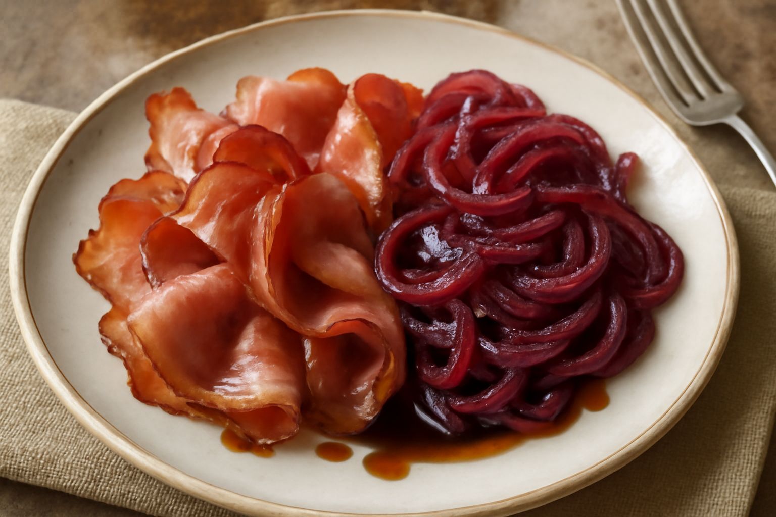 Speck con cipolla rossa