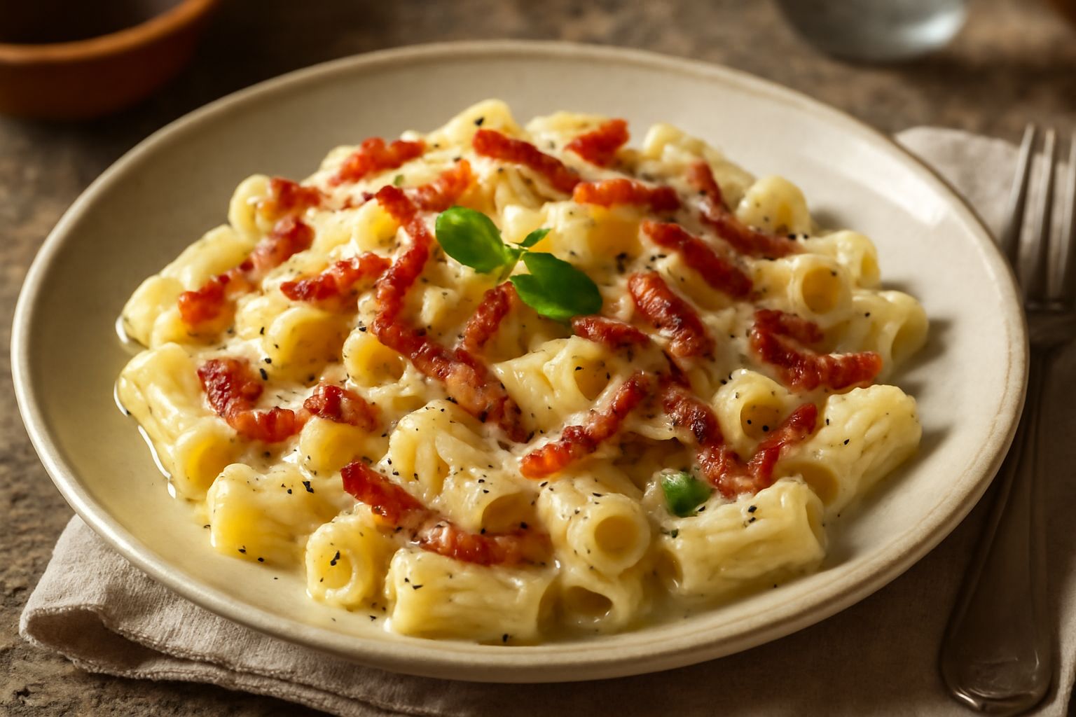Speck e formaggio in pasta