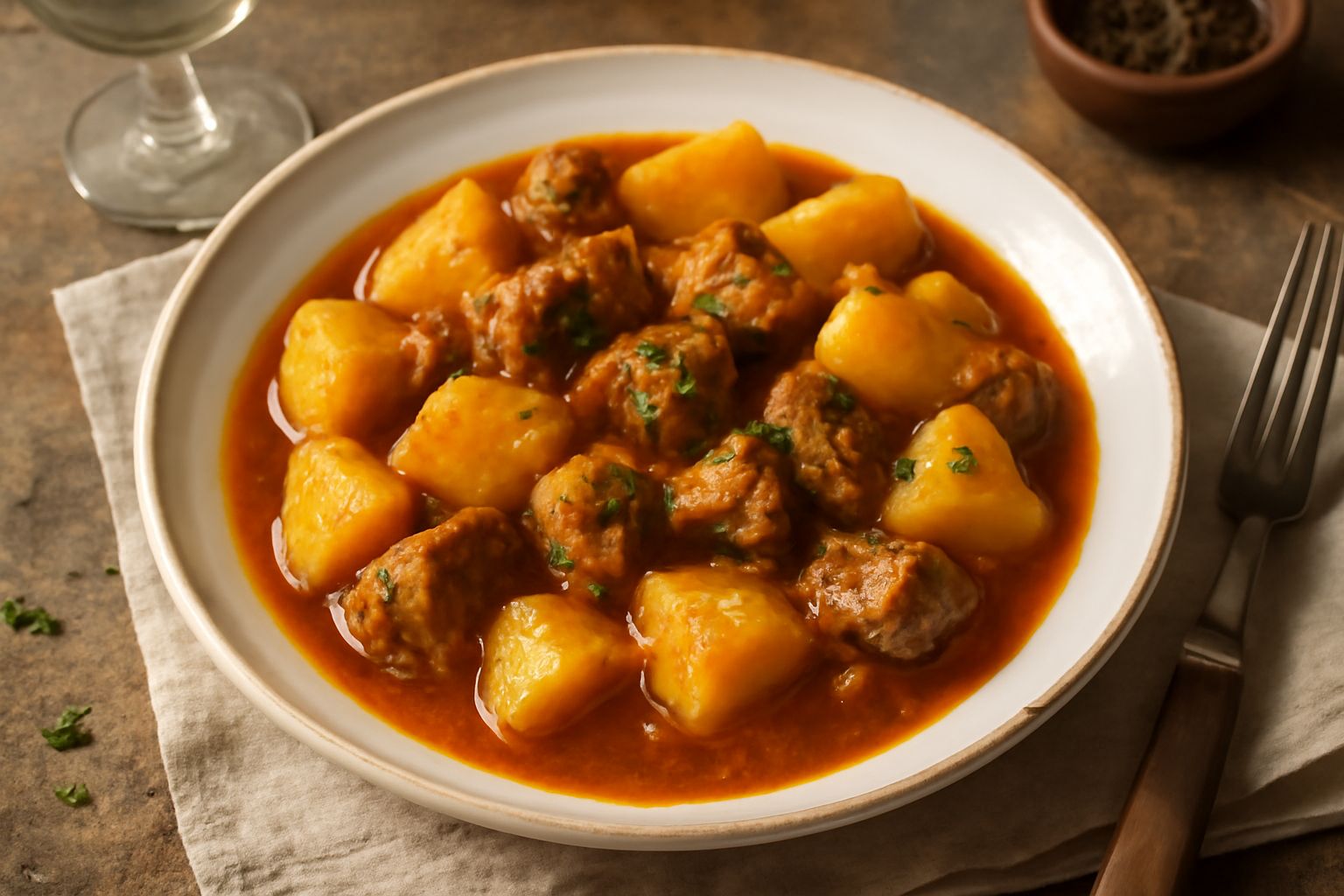 Spezzatino con patate: perché rosolare la carne prima del brodo cambia tutto