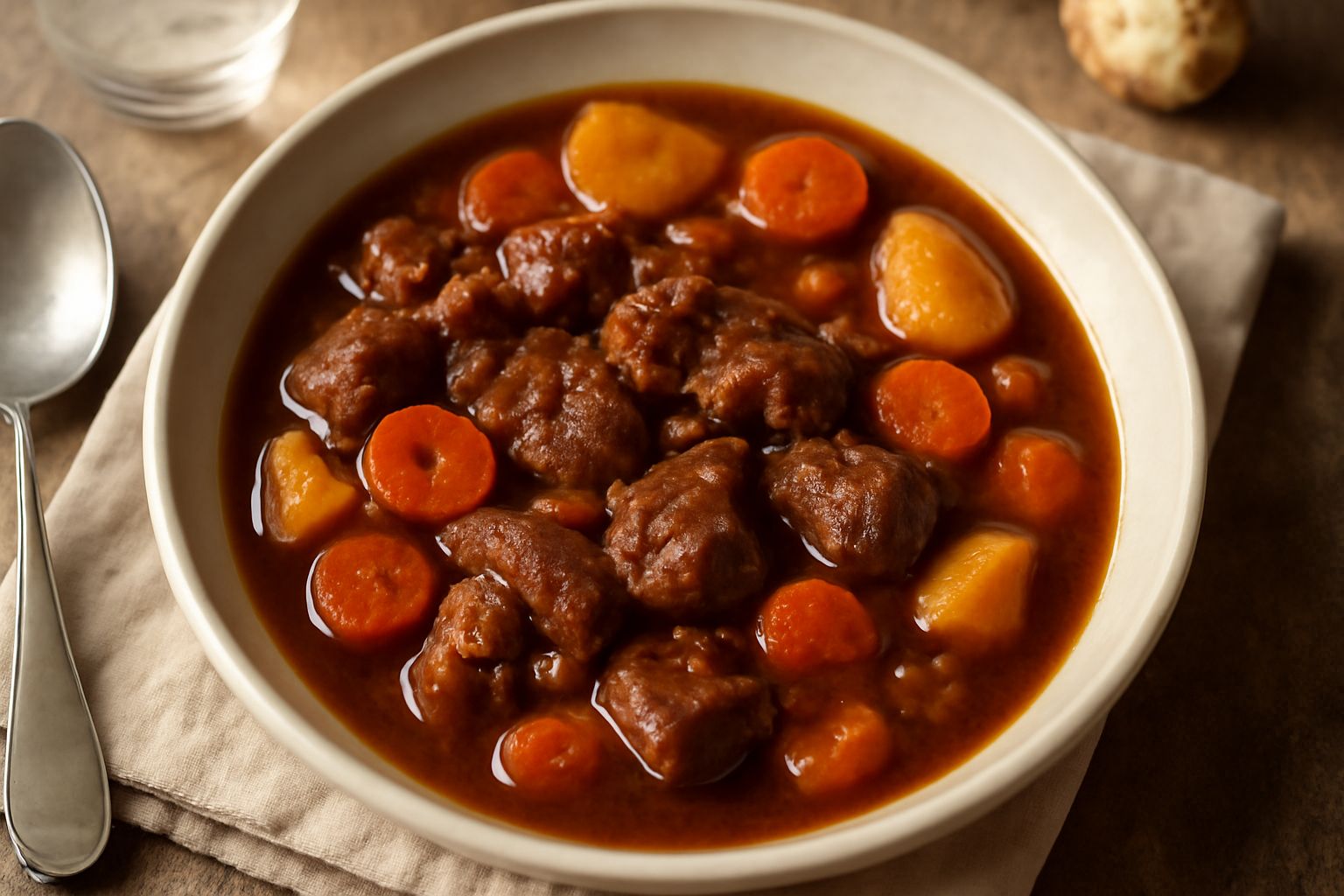 Spezzatino di capra con vino rosso