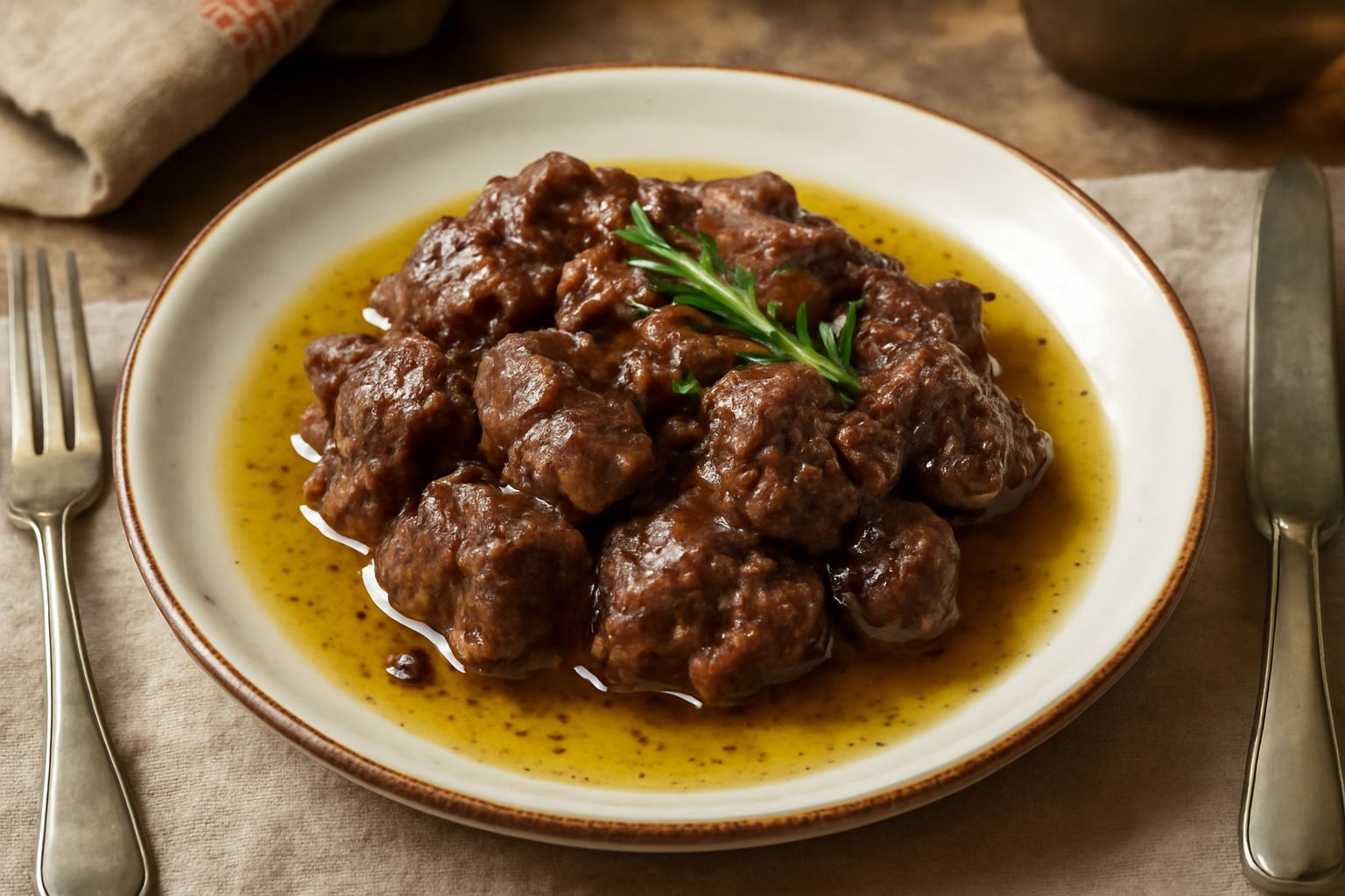 Spezzatino di selvaggina sott'olio