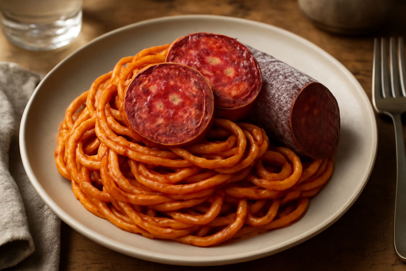 Spicy salame