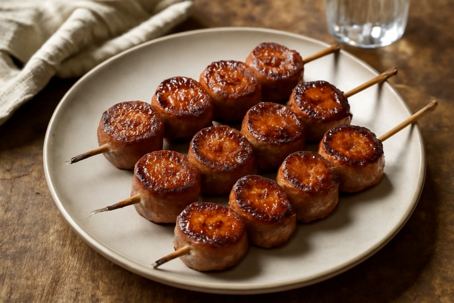 Spiedi di salsiccia