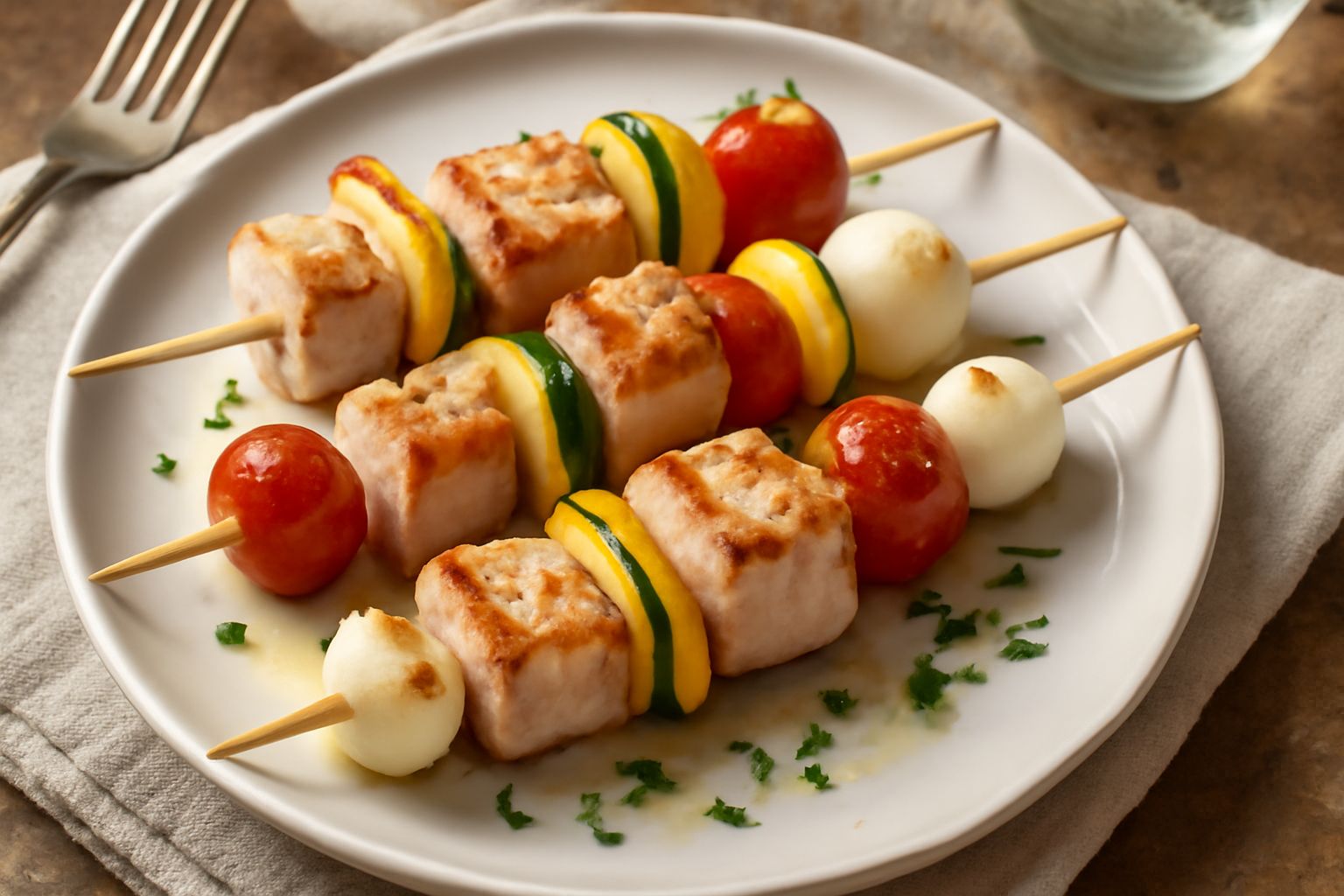 Spiedini di pesce spada