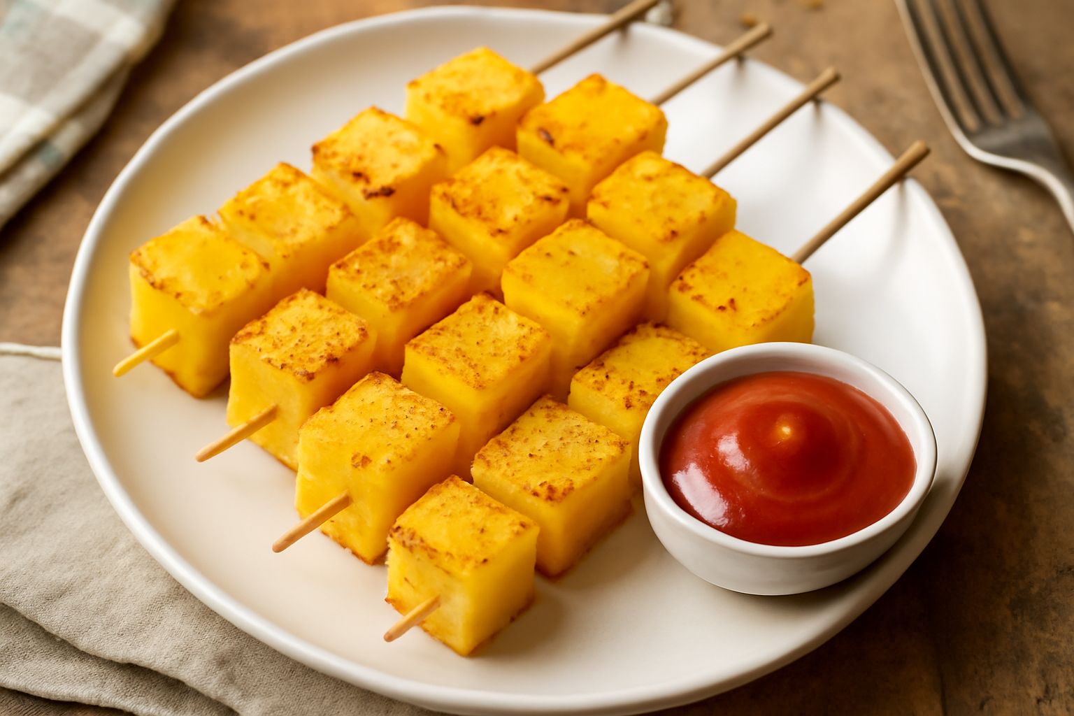 Spiedini di polenta
