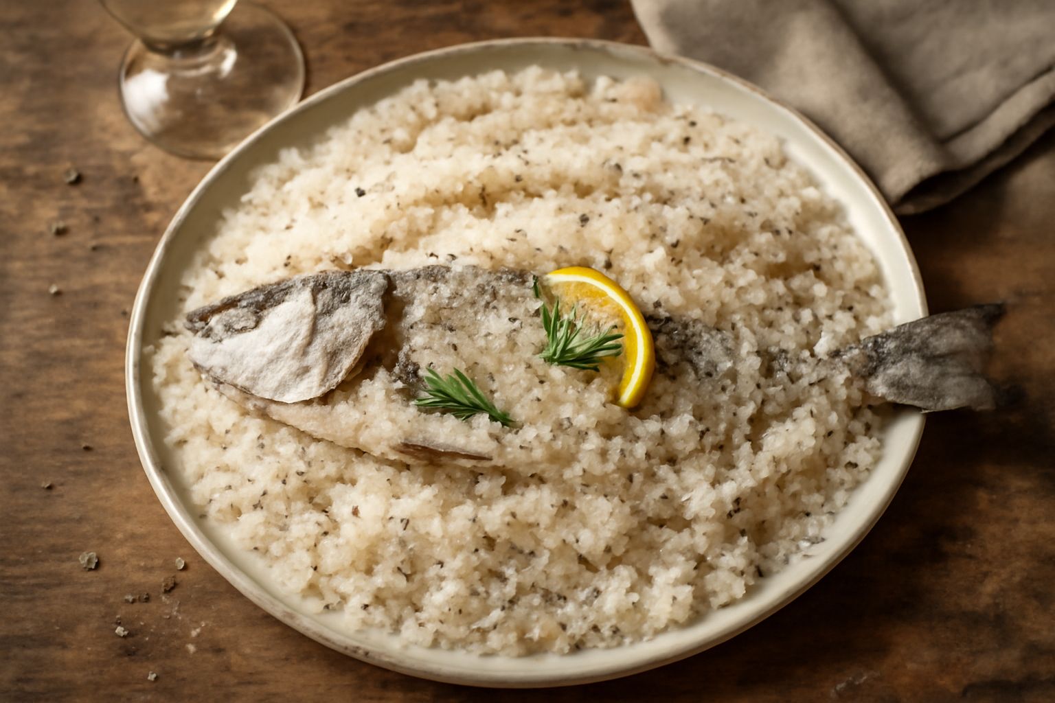 Spigola in salamoia