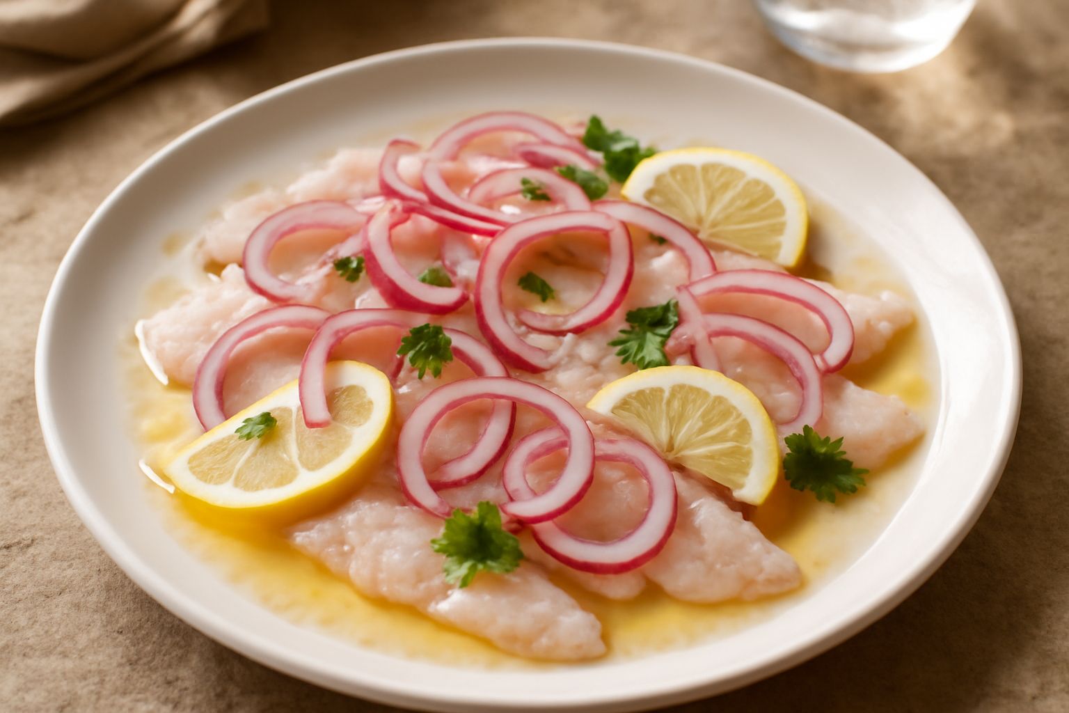 Spigola marinata: delicata al palato e ricca di omega3 per il cuore