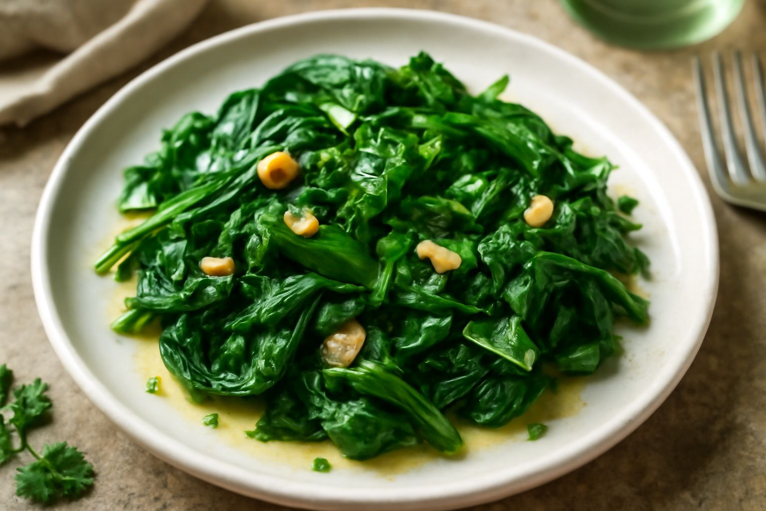 Spinaci agli odori