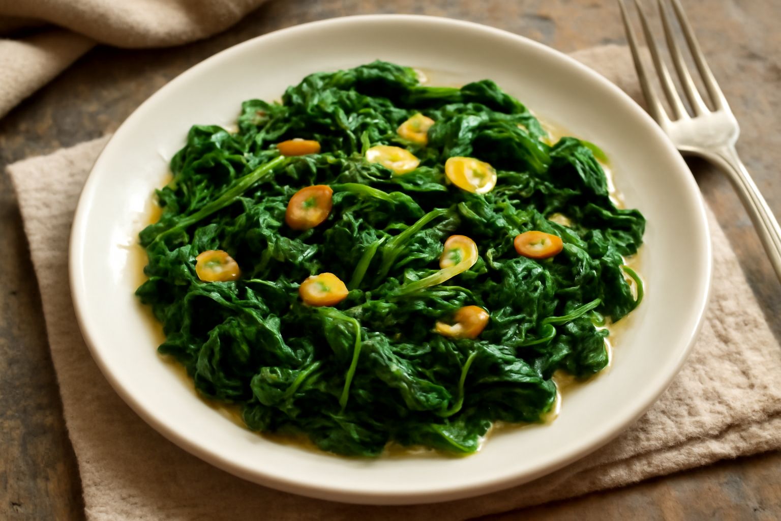 Spinaci all'agro