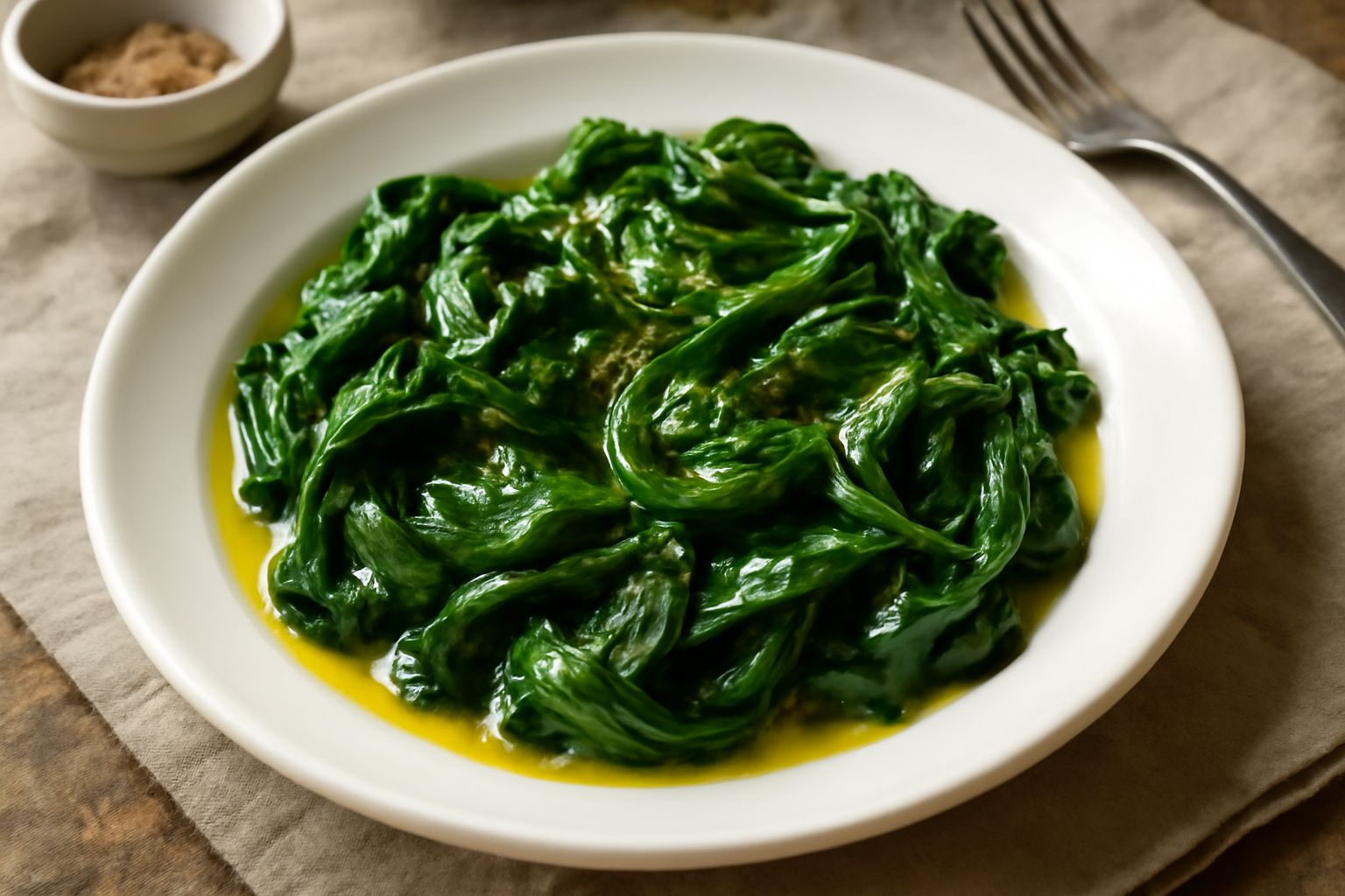 Spinaci burro e noce moscata
