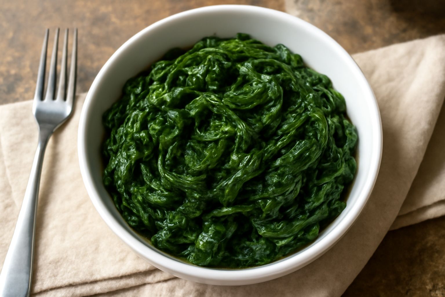 Spinaci in umido conservato