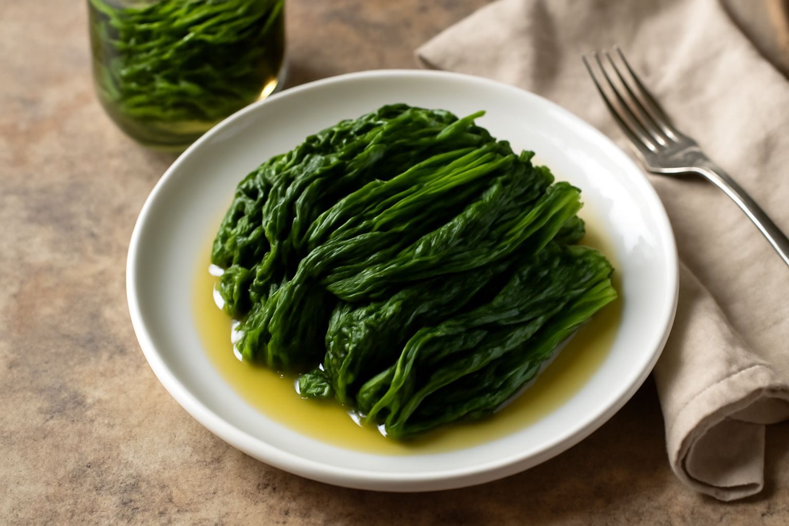 Spinaci sott'aceto