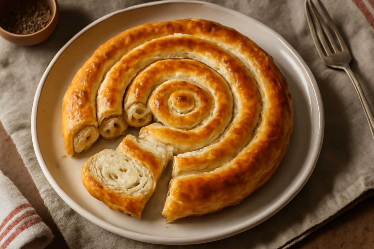 Spirale di formaggio