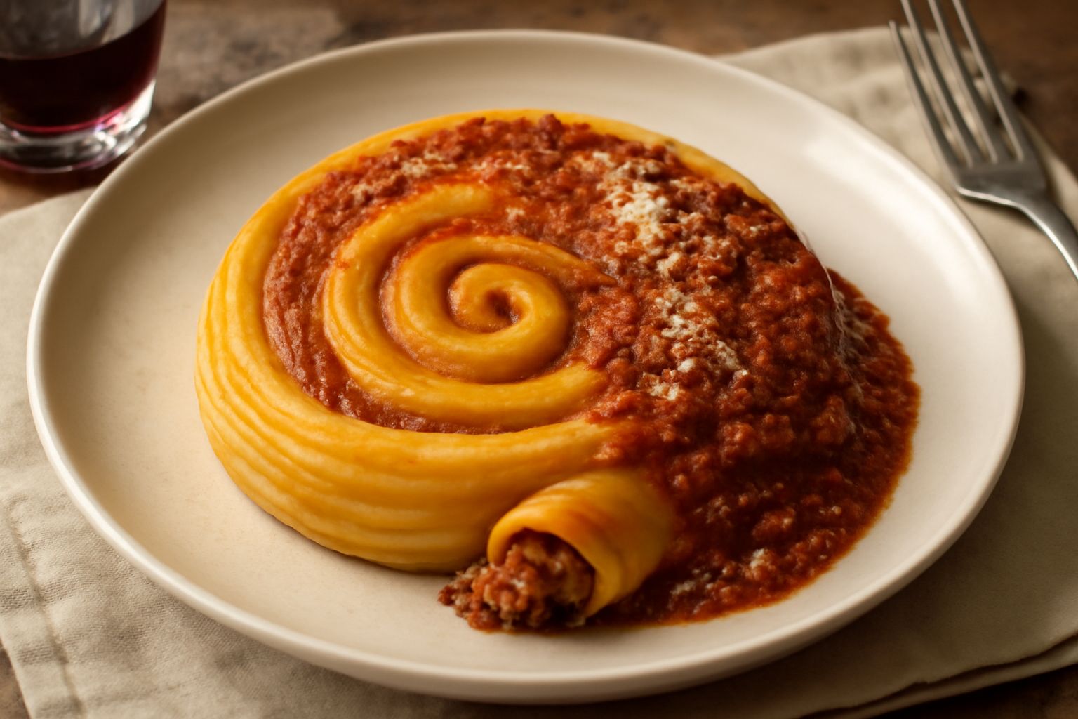 Spirale di ragù