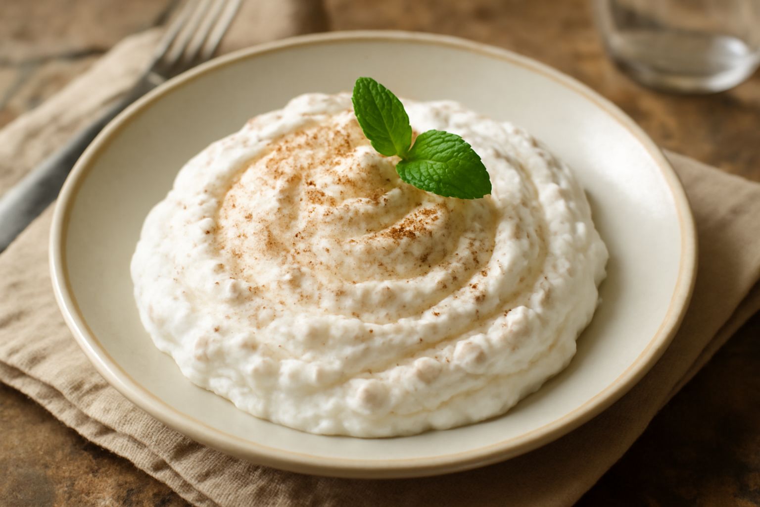 Spuma di ricotta e noce moscata
