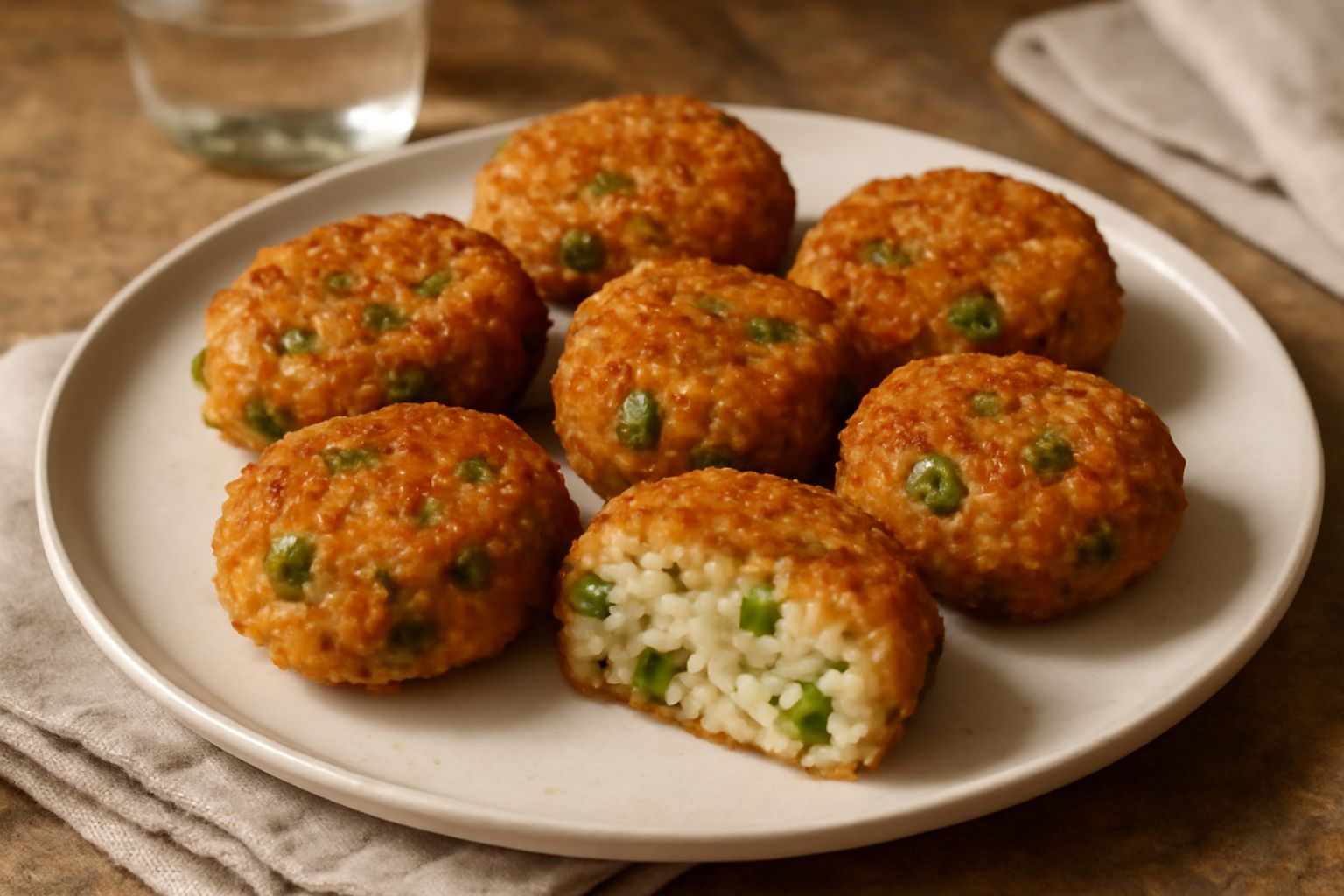 Spuntini di risi e bisi