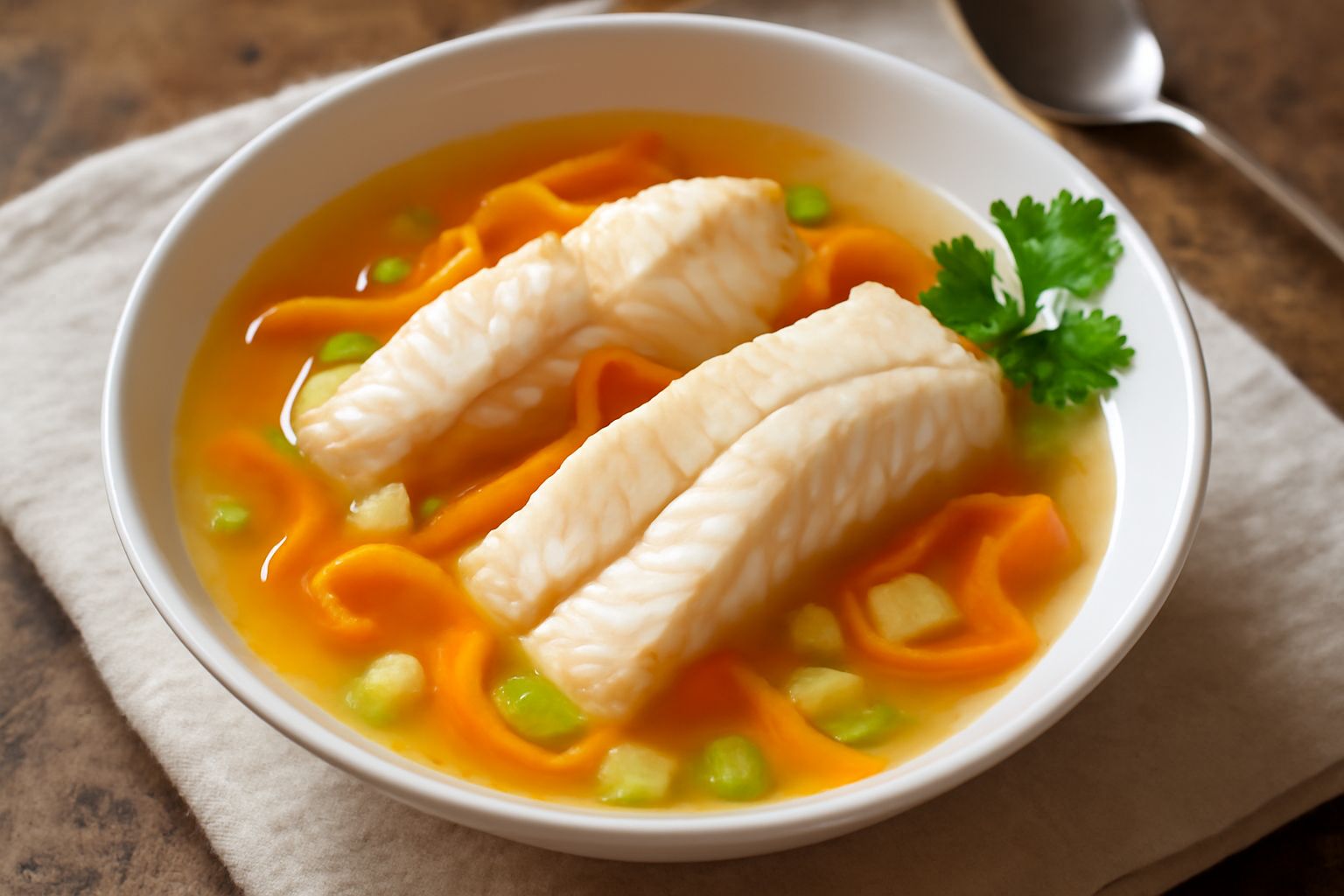 Storione in brodo
