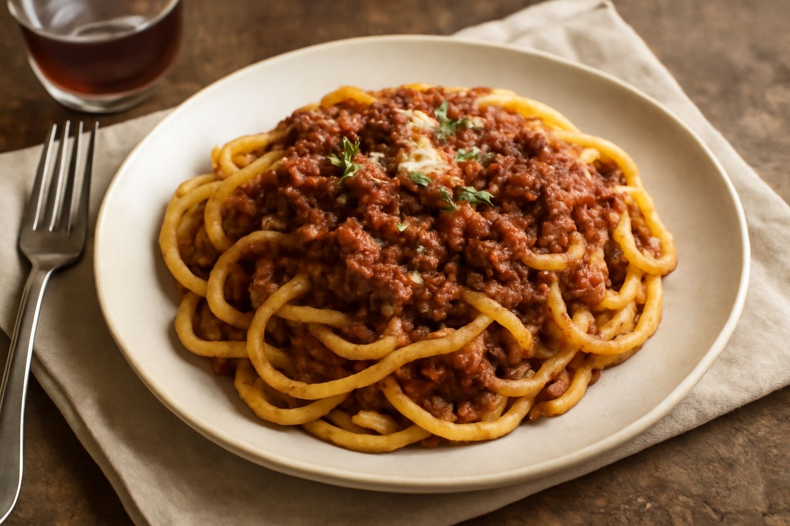 Stringozzi al ragù di lepre