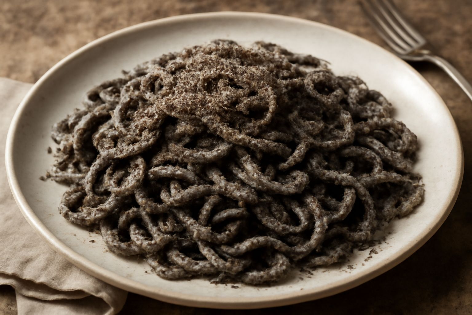 Stringozzi al tartufo nero