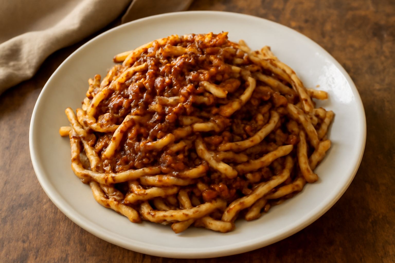 Strozzapreti al ragù