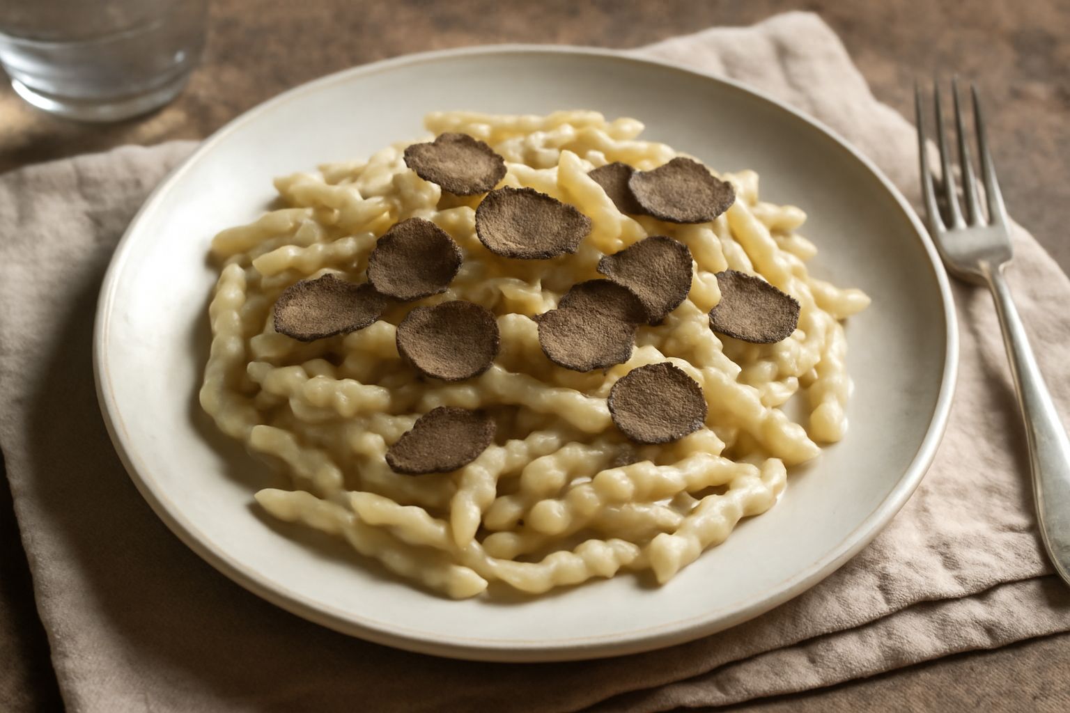 Strozzapreti al tartufo