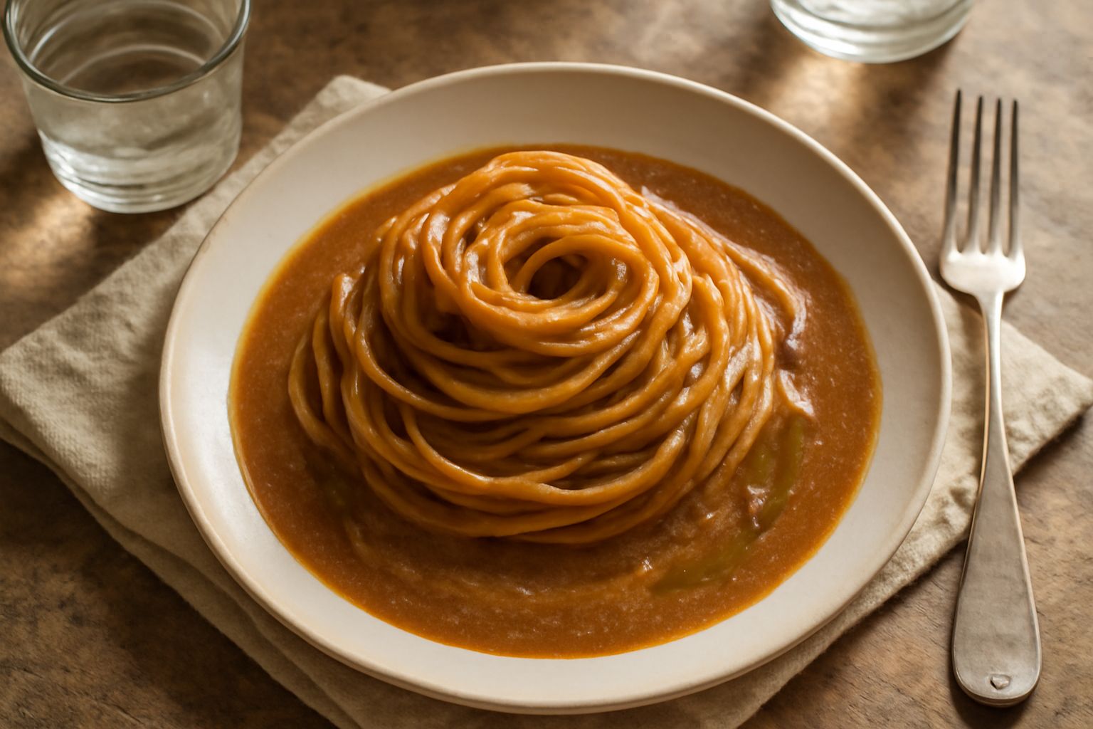 Sugo di acciughe sotto sale