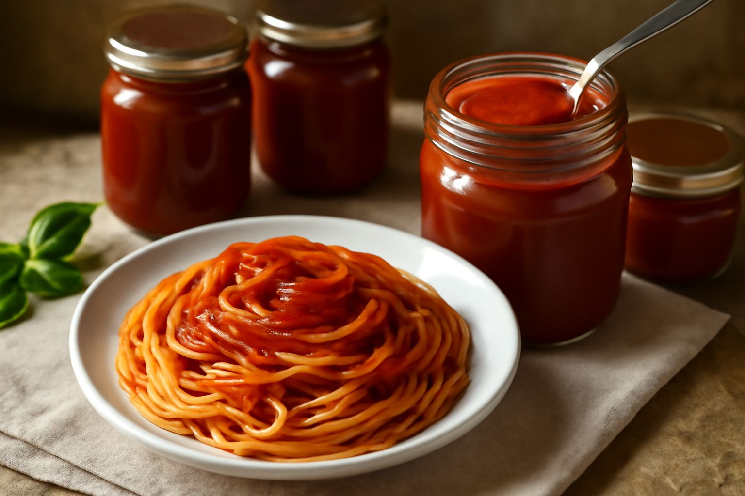 Sugo di pomodoro conservato