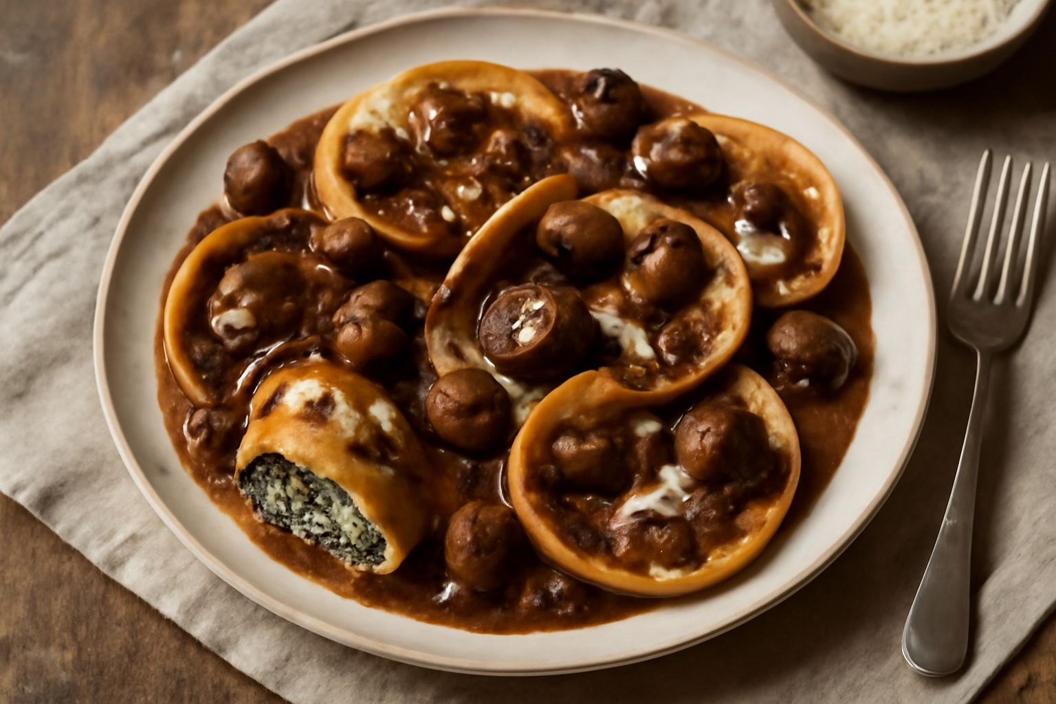Tacconi ai funghi