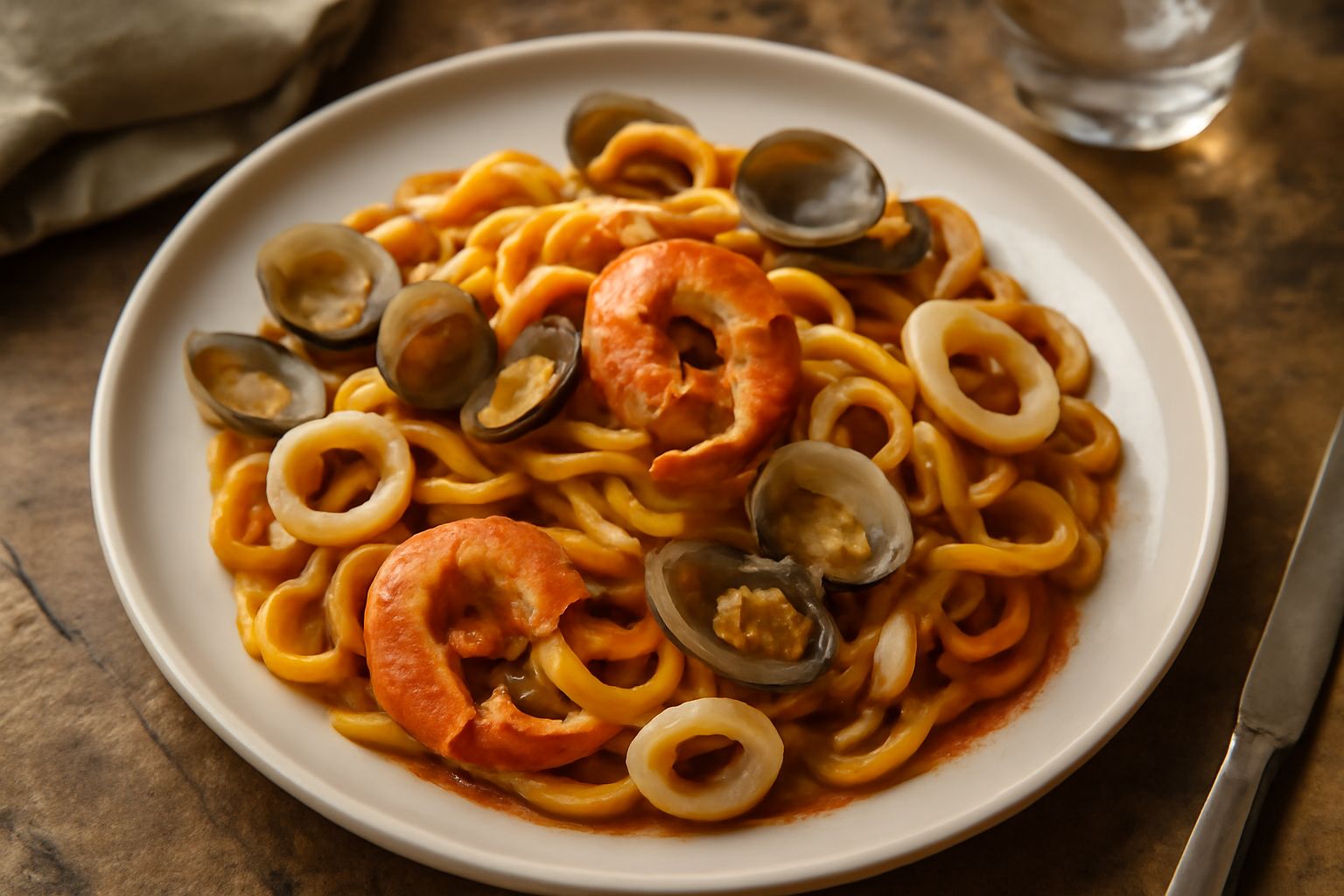 Tagliatelle ai frutti di mare