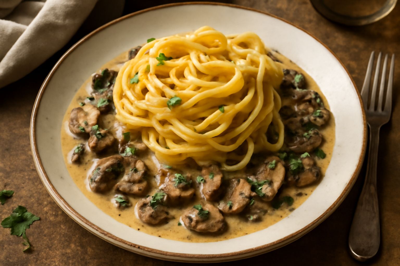 Tagliatelle ai funghi