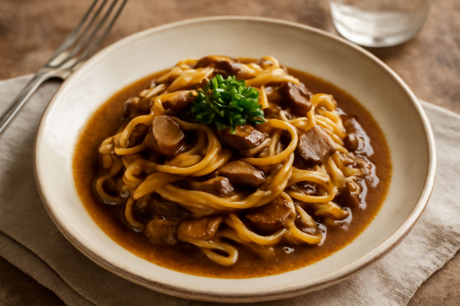 Tagliatelle ai funghi porcini