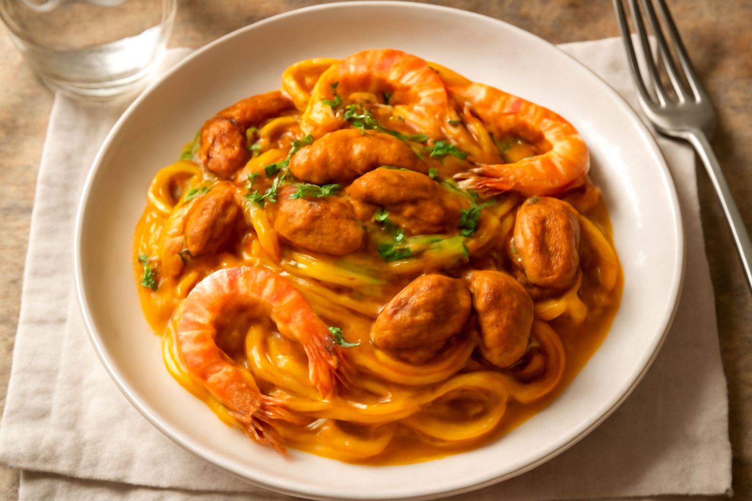 Tagliatelle ai ricci di mare