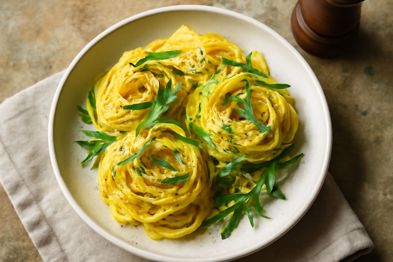 Tagliatelle al dragoncello