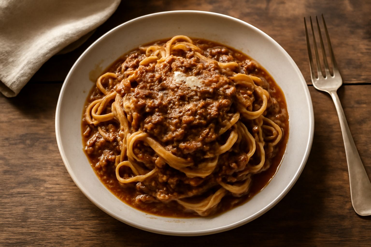 Tagliatelle al ragù di coniglio