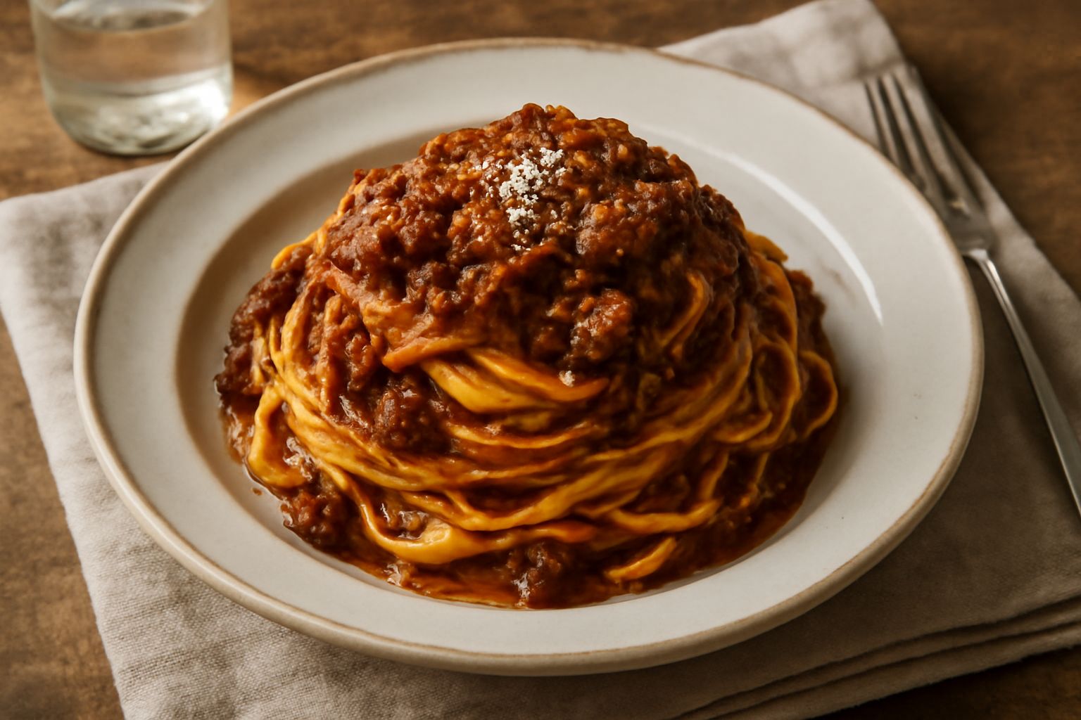 Tagliatelle al ragù molisano