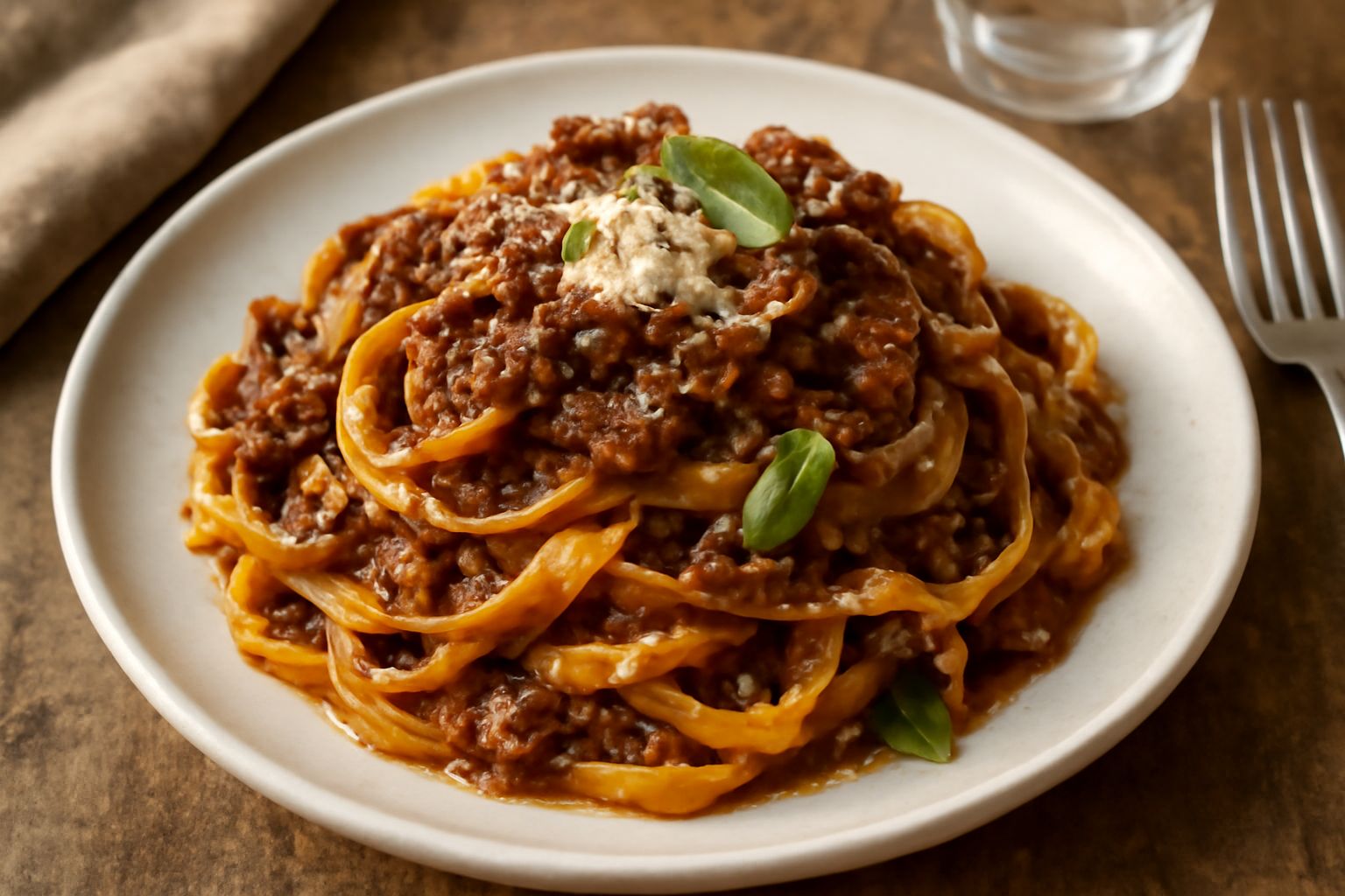 Tagliatelle al sugo di lepre