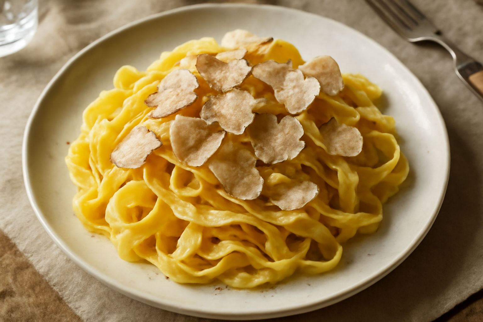 Tagliatelle al tartufo bianco