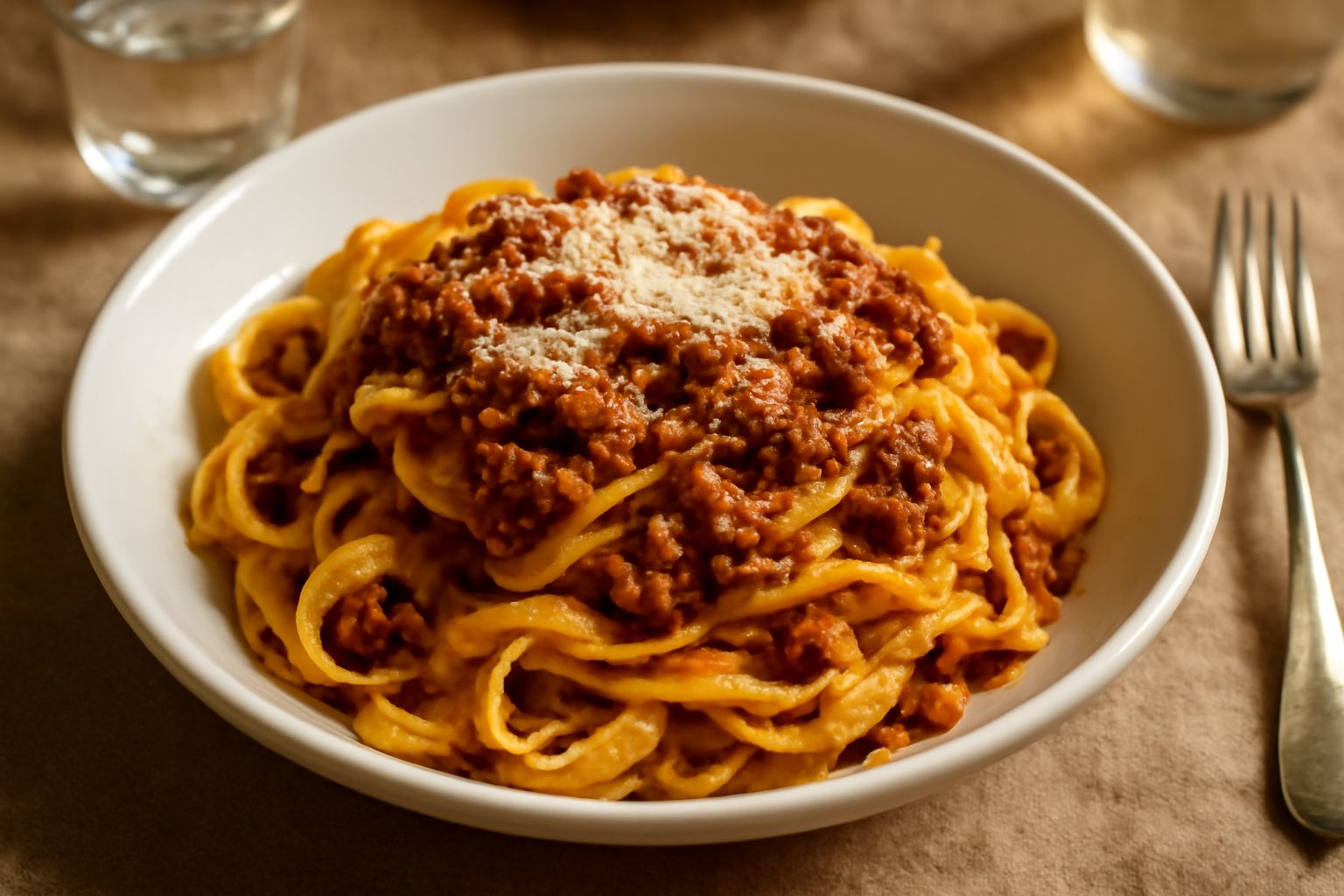 Tagliatelle alla bolognese