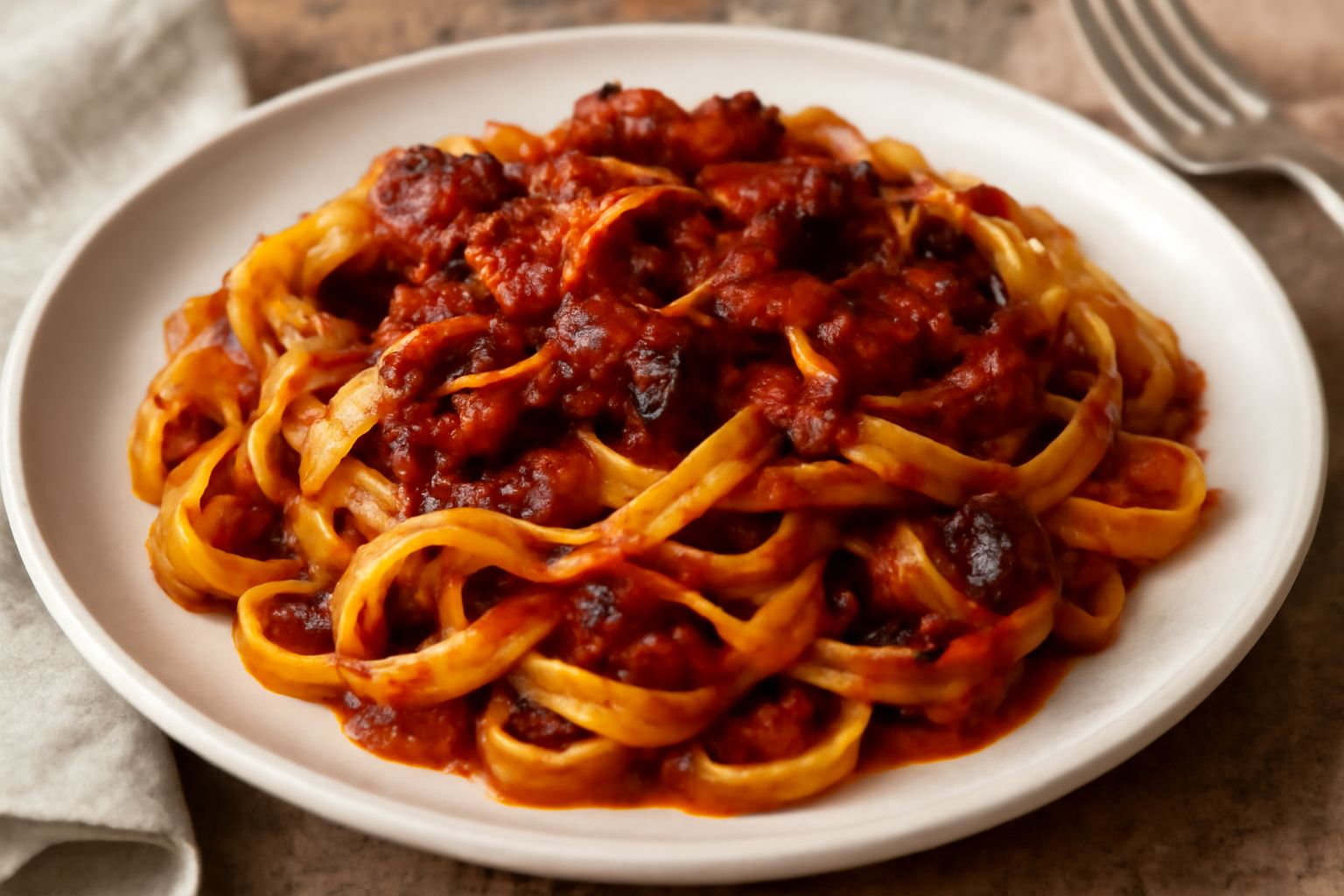Tagliatelle alla calabrese