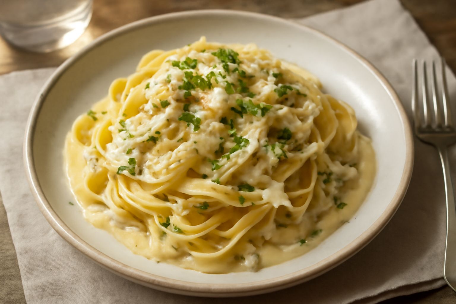 Tagliatelle alla lariana