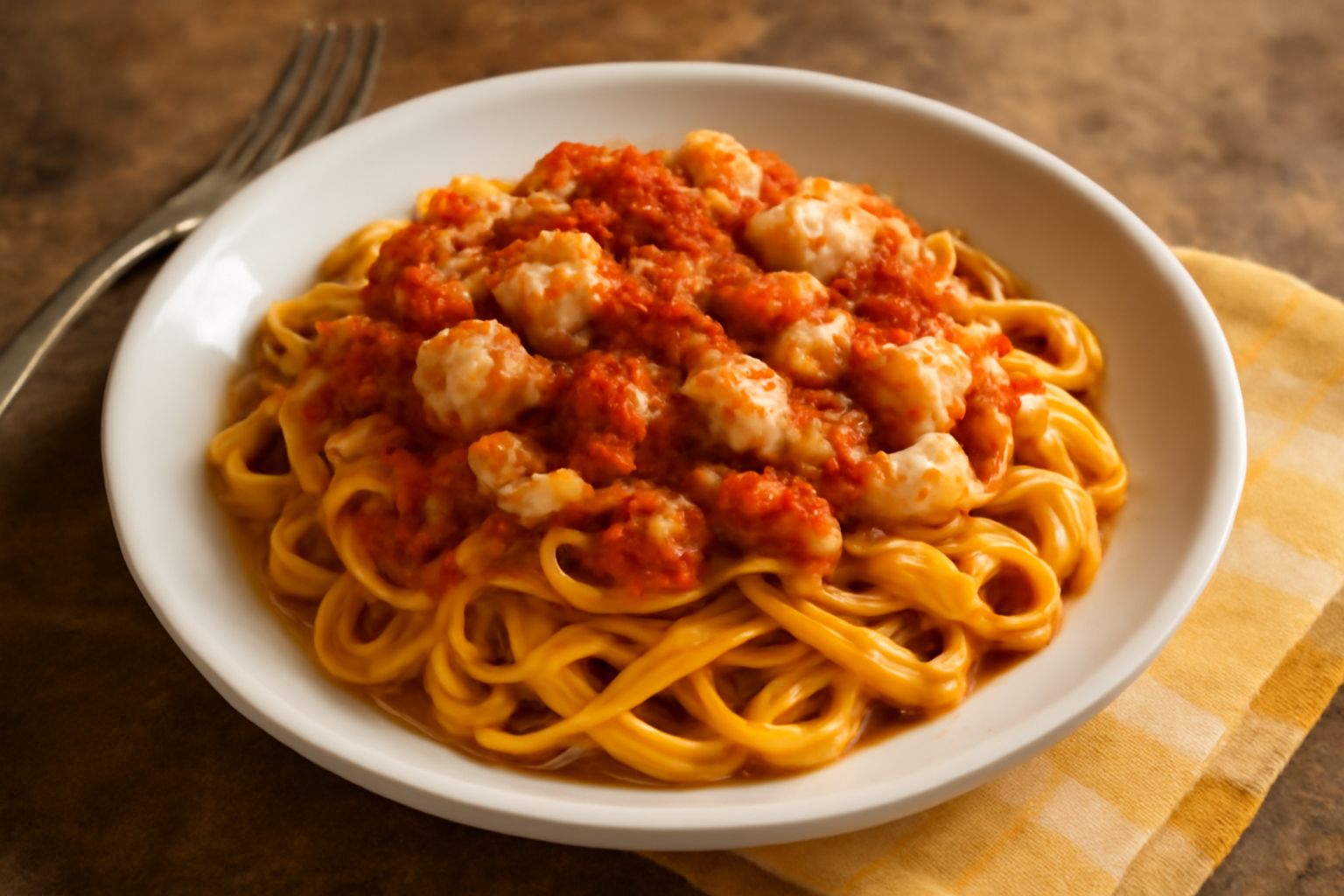 Tagliatelle alla livornese