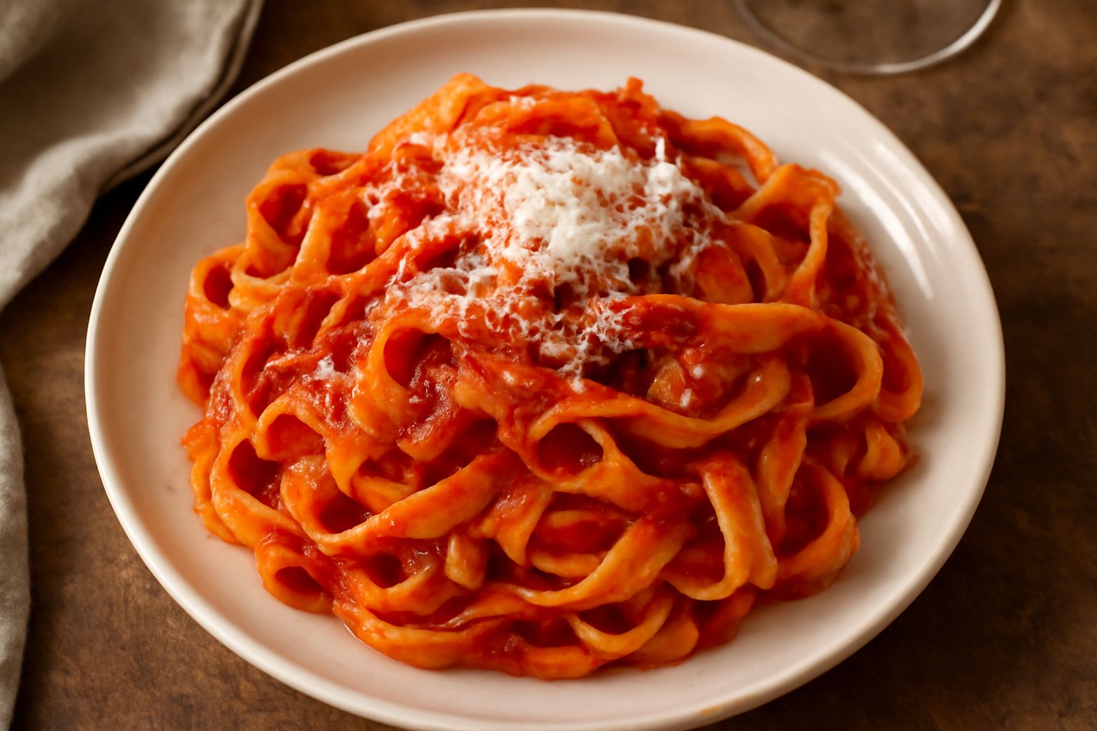 Tagliatelle all'amatriciana