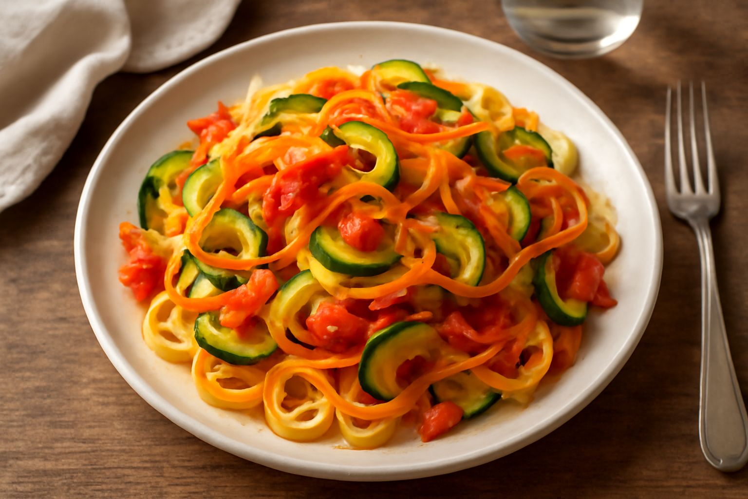 Tagliatelle alle verdure di stagione