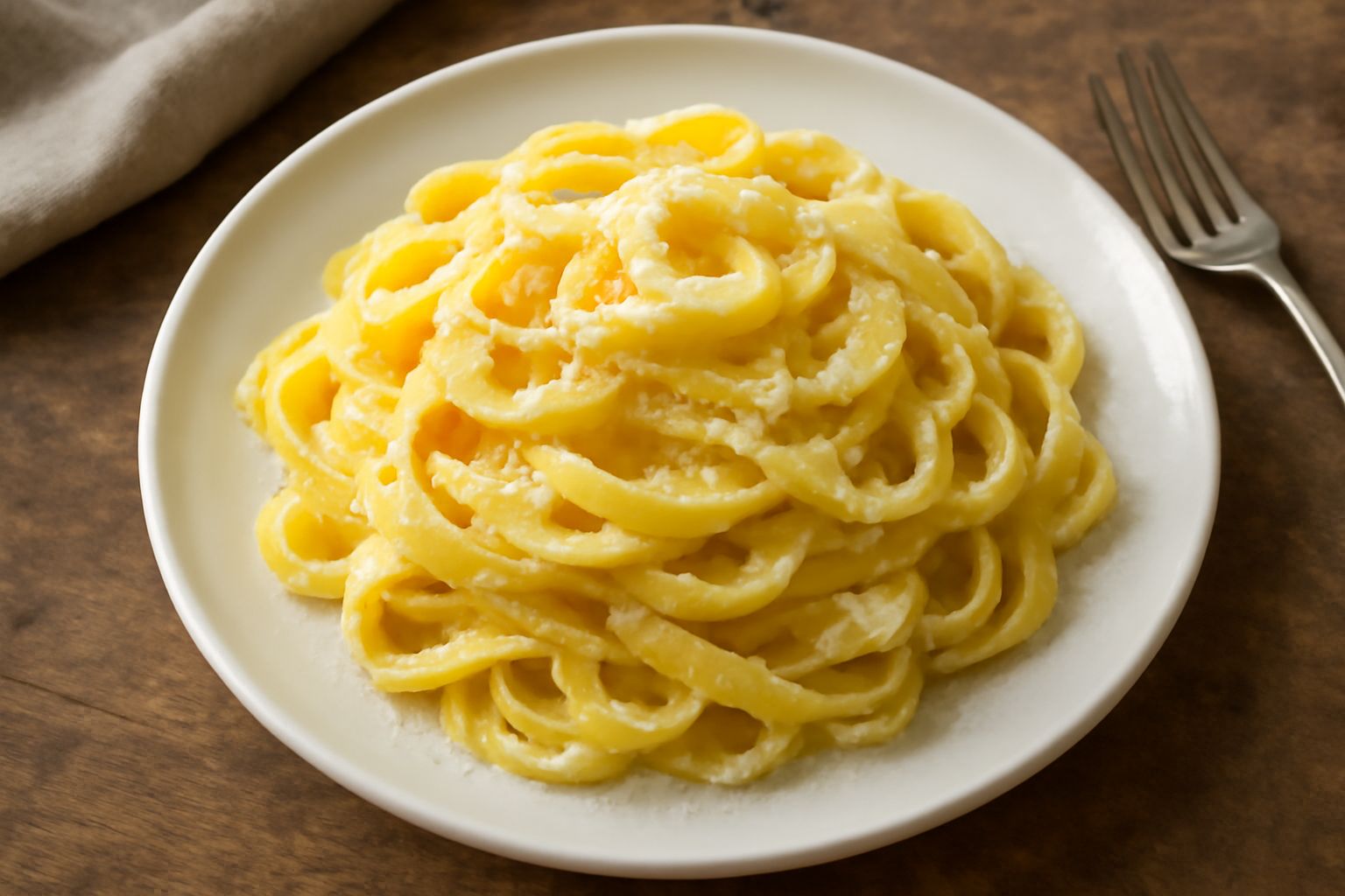 Tagliatelle burro e parmigiano