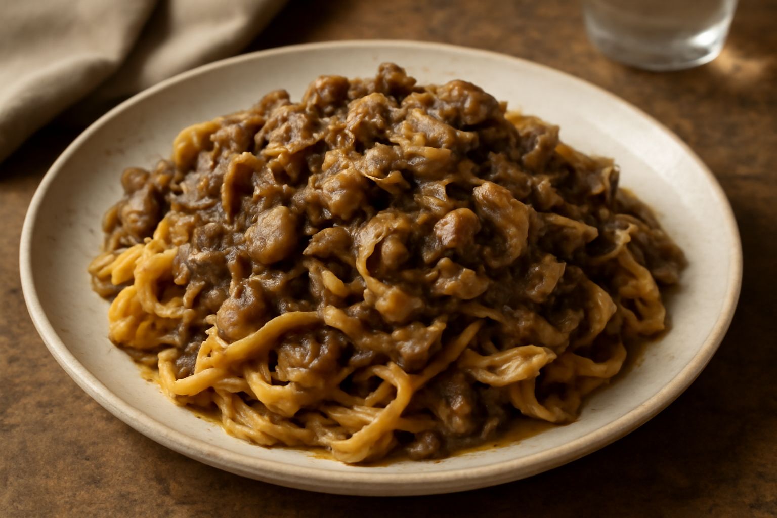 Tagliatelle ca' funghi