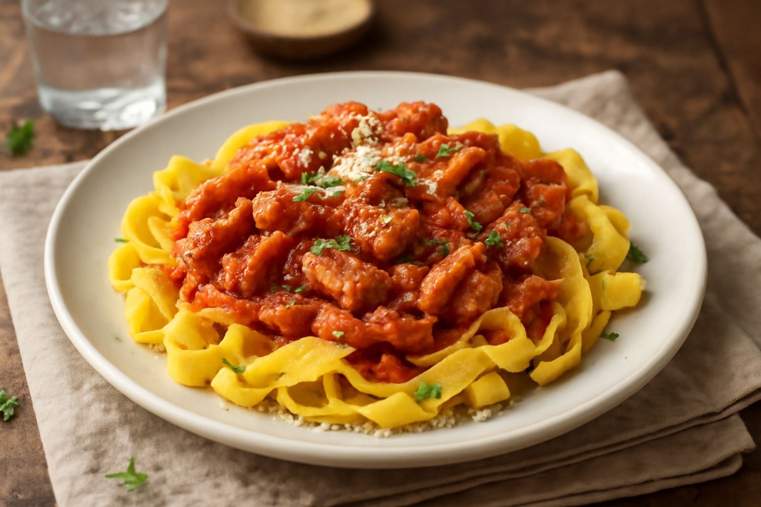 Tagliatelle con le trippe