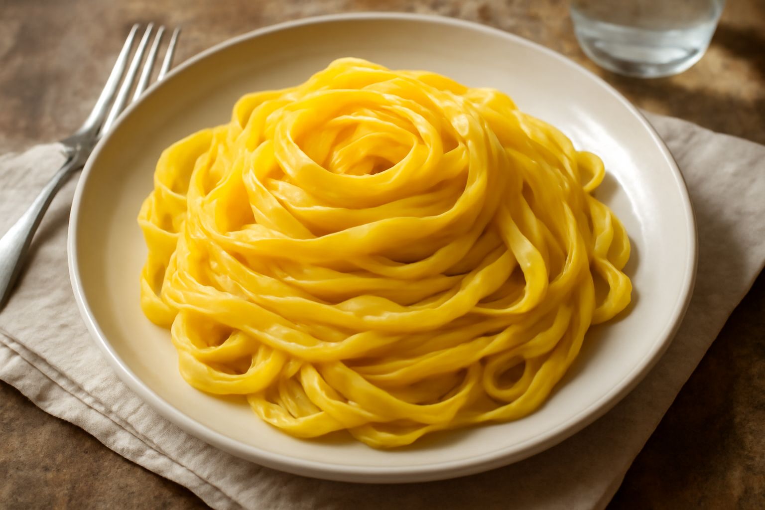 Tagliatelle di pasta all'uovo