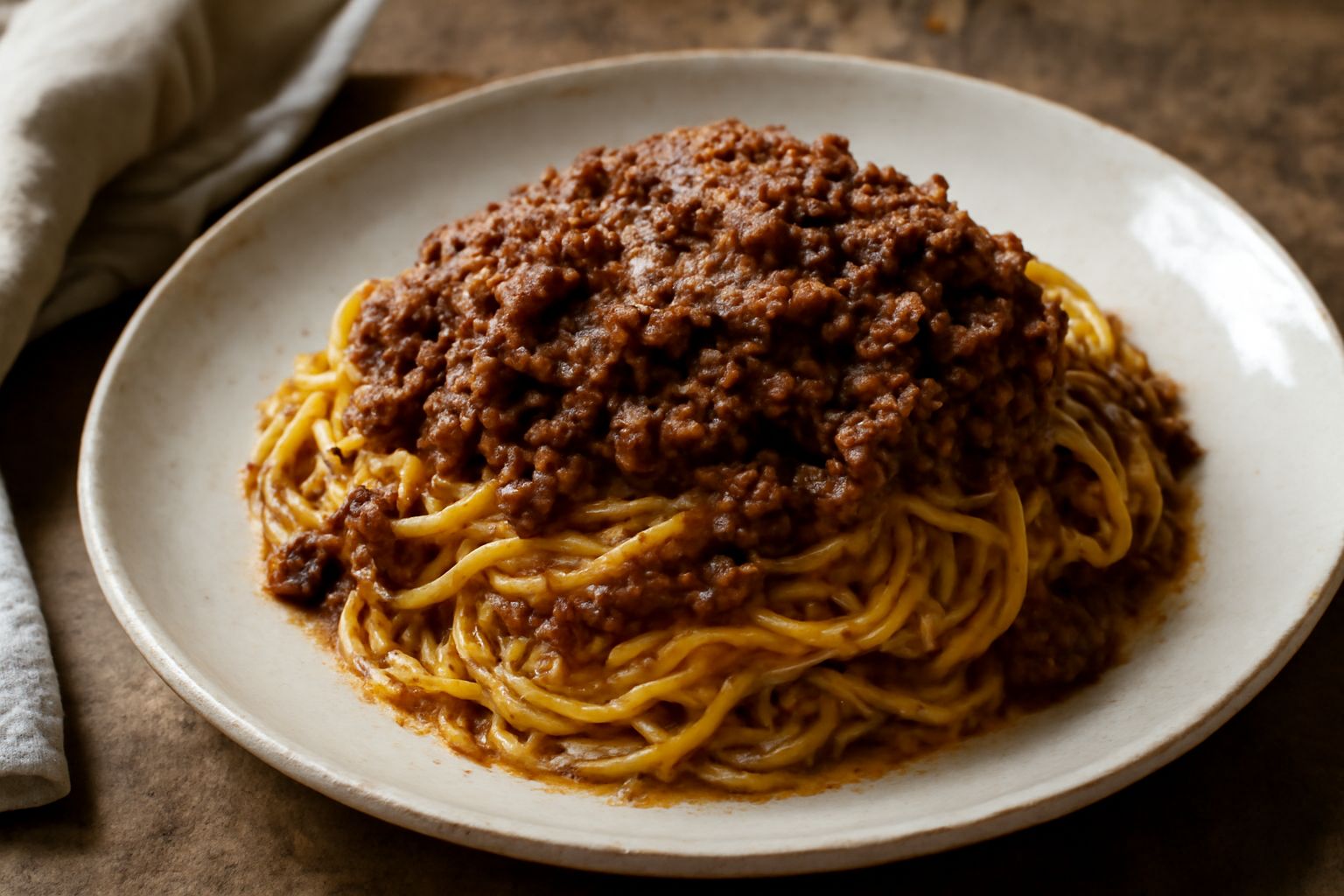Tajarin al ragù